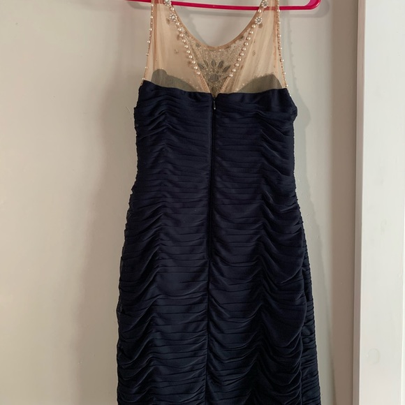 Cache party dress, navy blue, size 8. - Picture 3 of 4